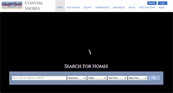 Desktop Screenshot of coastalshoresrealty.com