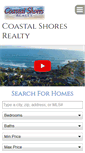 Mobile Screenshot of coastalshoresrealty.com